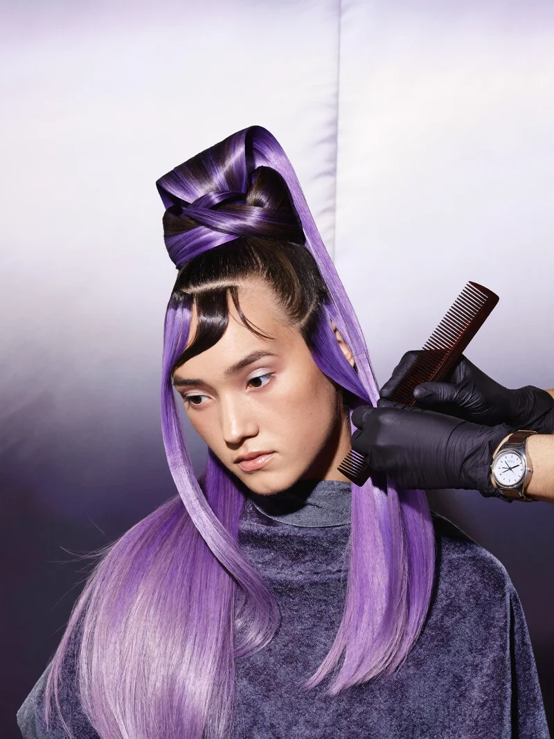 Illustration: Haarstyling mit eigener modischer Richtung